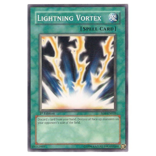 Yu-Gi-Oh! - Structure Deck - Lord of the Storm - Lightning Vortex (Common) SD8-EN026
