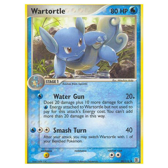 Pokemon - EX Series - FireRed & LeafGreen - Wartortle - 50/112