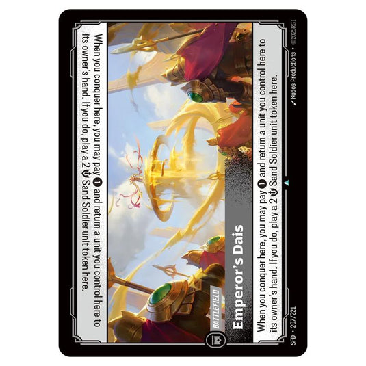 Riftbound: League of Legends TCG - Spiritforged - Emperor's Dais - 207/221