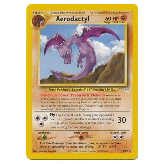 Pokemon - Neo Revelation - Aerodactyl - 015/64