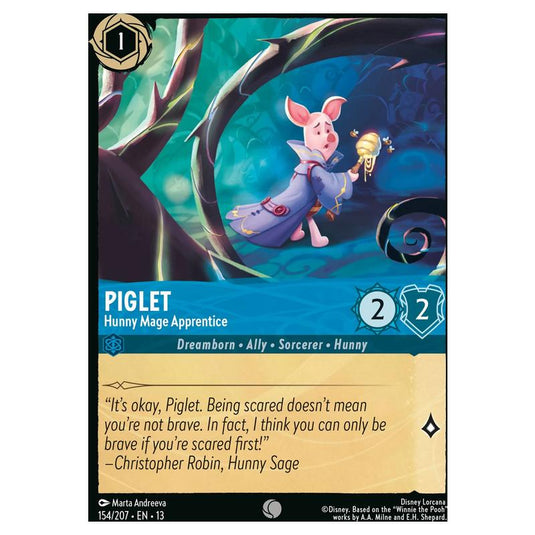 Lorcana - Attack of the Vine! - Piglet - Hunny Mage Apprentice (Common) - 154/207
