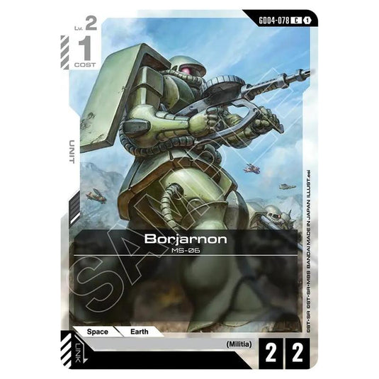 Gundam Card Game - GD-04: Phantom Aria - Borjarnon (C) - GD04-078