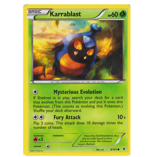 Pokemon - Black & White - Noble Victories - Karrablast 8/101