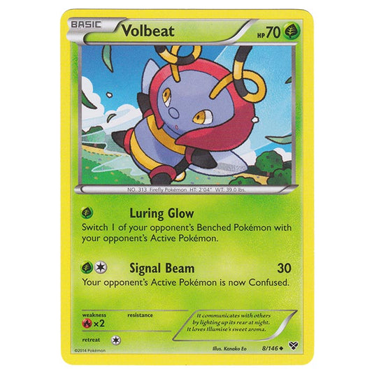 Pokemon - XY Base Set - Volbeat - 8/146