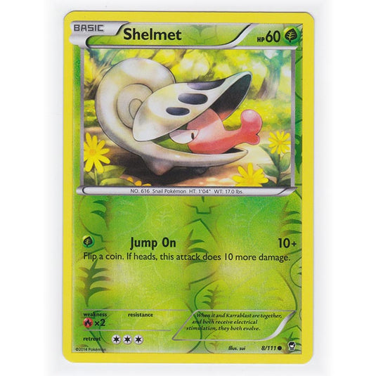 Pokemon - XY Furious Fists - (Reverse Holo) - Shelmet - 8/111