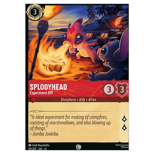 Lorcana - Attack of the Vine! - Splodyhead - Experiment 619 (Common) - 117/207