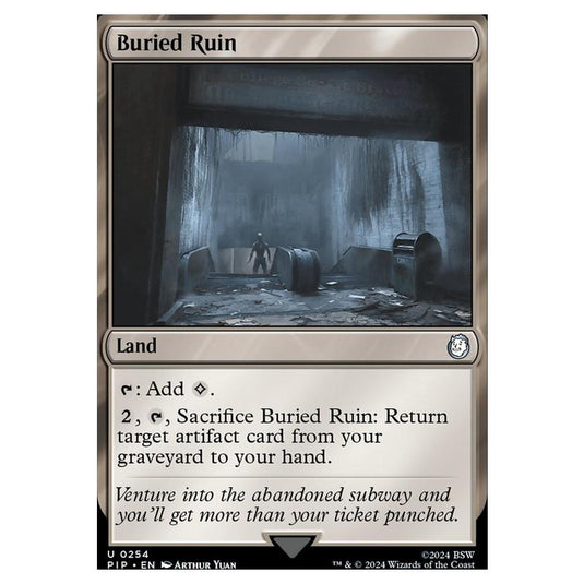 Magic The Gathering - Universes Beyond - Fallout - Buried Ruin - 0254