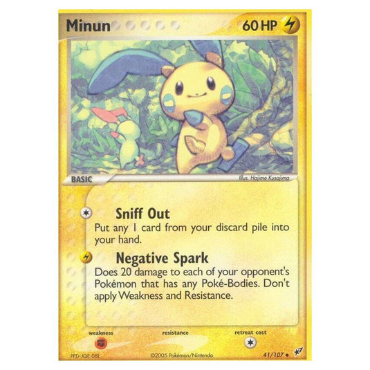 Pokemon - EX Deoxys - Minun - 041/107