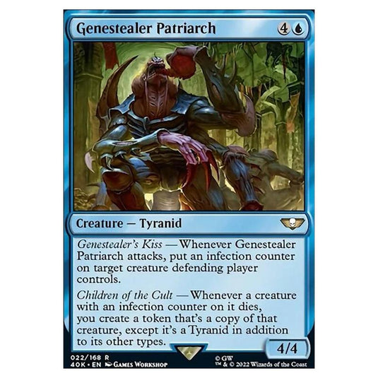 Magic The Gathering - Universes Beyond - Warhammer 40k - Genestealer Patriarch - 022/168