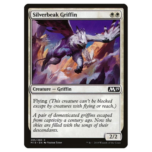Magic the Gathering - Core Set 2019 - Silverbeak Griffin - 285/280