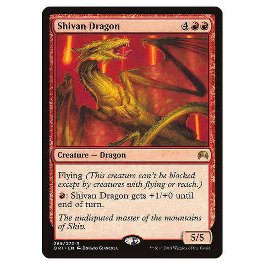 Magic The Gathering - Magic Origins - Shivan Dragon - 285/272