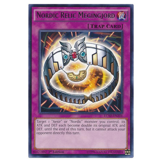 Yu-Gi-Oh! - Legendary Collection 5D's Mega Pack - Nordic Relic Megingjord (Rare) LC5D-EN204