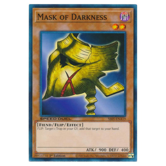 Yu-Gi-Oh! - Speed Duel Starter Decks - Twisted Nightmares - Mask of Darkness (Common) SS05-ENA19