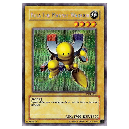 Yu-Gi-Oh! - Yu-Gi-Oh! The Duelists of the Roses promotional cards - Beta The Magnet Warrior (Prismatic Secret Rare) DOR-002