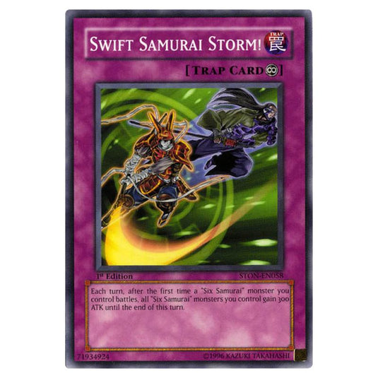 Yu-Gi-Oh! - Strike of Neos - Swift Samurai Storm! (Common) STON-EN058