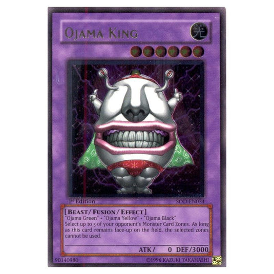 Yu-Gi-Oh! - Soul of the Duelist - Ojama King (Ultimate Rare) SOD-EN034