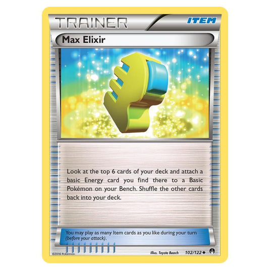 Pokemon - XY - Breakpoint - Max Elixir - 102/122 (Reverse Holo)