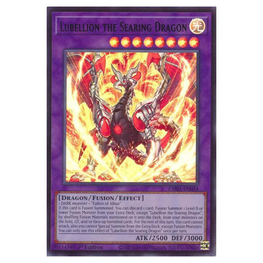 Yu-Gi-Oh! - The Chronicles Deck - The Fallen & The Virtuous - Lubellion the Searing Dragon (Ultra Rare) - CH01-EN044