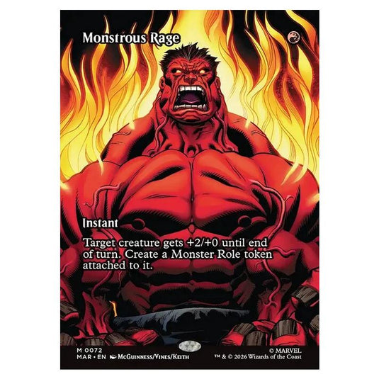 Magic The Gathering - Marvel Universe - Monstrous Rage - 0072