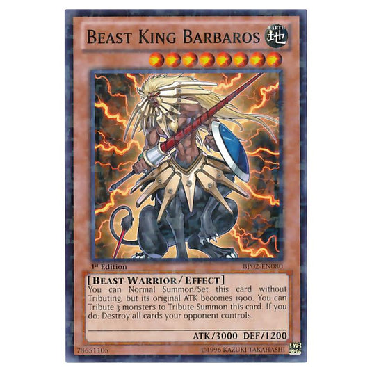 Yu-Gi-Oh! - Battle Pack 2 - War of the Giants - Beast King Barbaros (Mosaic Rare) BP02-EN080