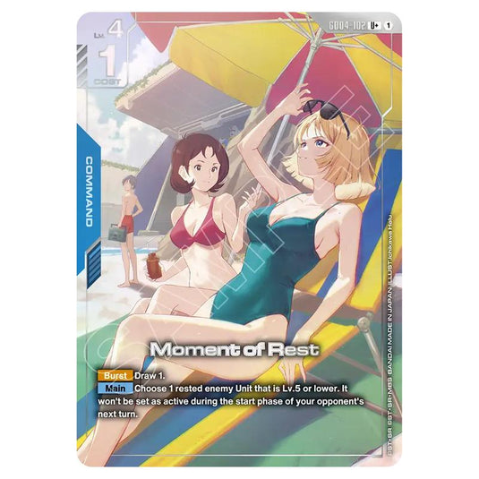 Gundam Card Game - GD-04: Phantom Aria - Moment of Rest (U+) - GD04-102