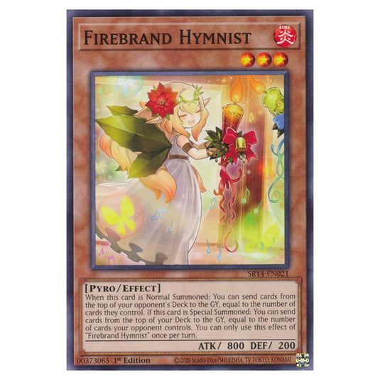 Yu-Gi-Oh! - Structure Deck - Fire Kings - Firebrand Hymnist (Common) SR14-EN021