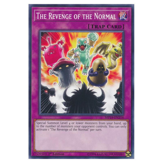 Yu-Gi-Oh! - 2019 Gold Sarcophagus Tin Mega Pack - The Revenge of the Normal (Common) MP19-EN214