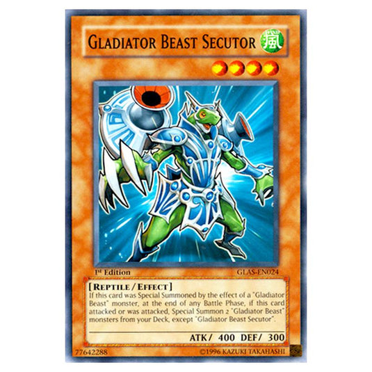 Yu-Gi-Oh! - Gladiator\'s Assault - Gladiator Beast Secutor (Common) GLAS-EN024