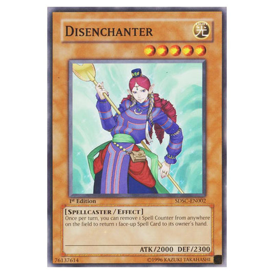 Yu-Gi-Oh! - Spellcaster's Command Structure Deck - Disenchanter (Common) SDSC-EN002