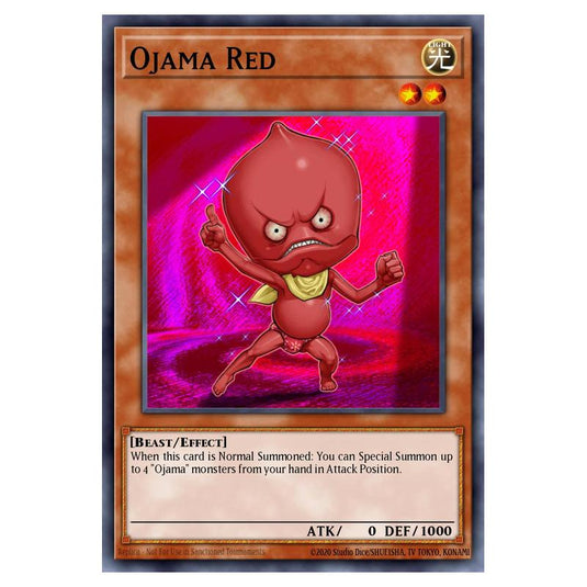 Yu-Gi-Oh! - Speed Duel GX - Duel Academy Box - Ojama Red (Common) SGX1-ENC10