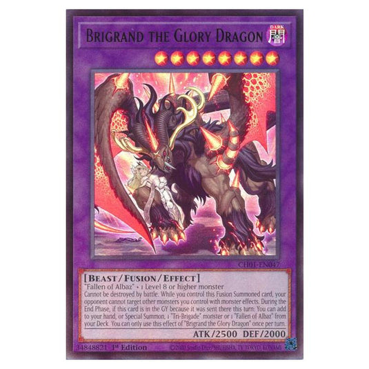 Yu-Gi-Oh! - The Chronicles Deck - The Fallen & The Virtuous - Brigrand the Glory Dragon (Ultra Rare) - CH01-EN047