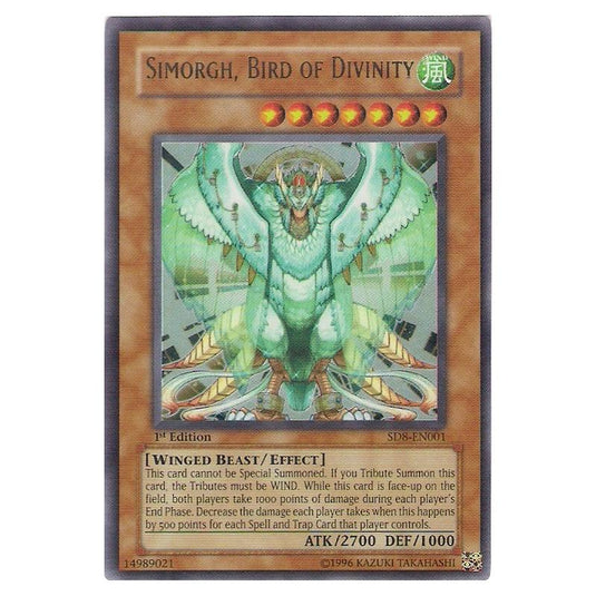 Yu-Gi-Oh! - Structure Deck - Lord of the Storm - Simorgh, Bird of Divinity (Ultra Rare) SD8-EN001