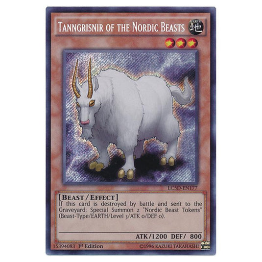 Yu-Gi-Oh! - Legendary Collection 5D's Mega Pack - Tanngrisnir of the Nordic Beasts (Secret Rare) LC5D-EN177