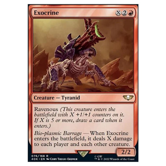 Magic The Gathering - Universes Beyond - Warhammer 40k - Exocrine - 076/168