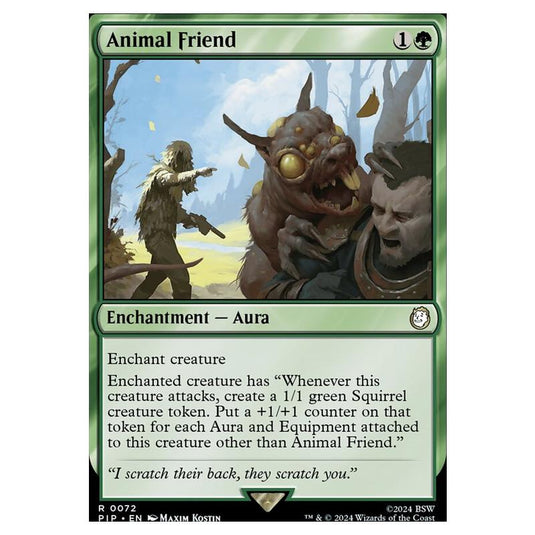 Magic The Gathering - Universes Beyond - Fallout - Animal Friend - 0072
