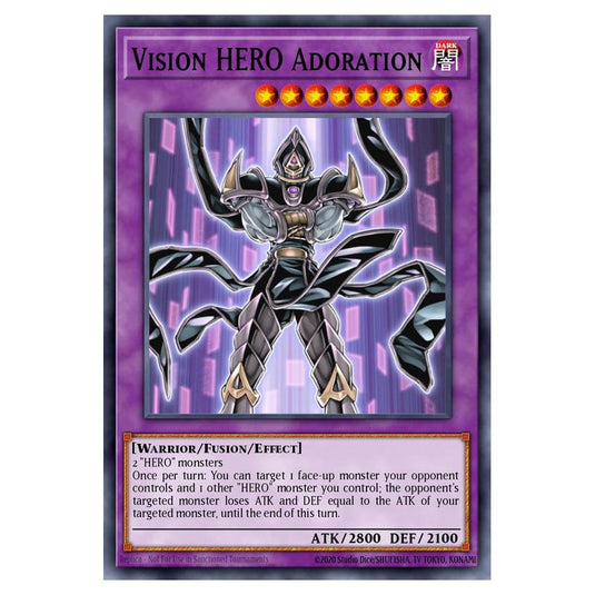 Yu-Gi-Oh! - Battles of Legend - Light's Revenge - Vision HERO Adoration (Ultra Rare) BLLR-EN057