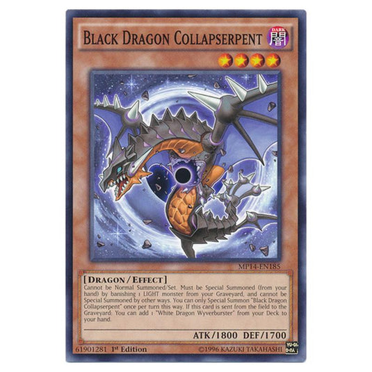 Yu-Gi-Oh! - 2014 Mega-Tin Mega Pack - Black Dragon Collapserpent (Common) MP14-EN185