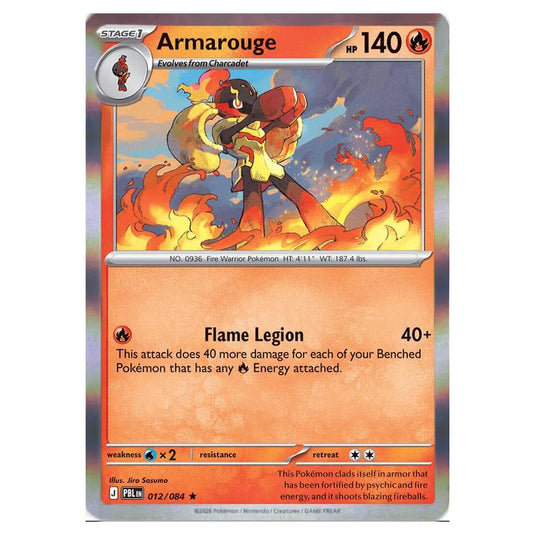 Pokemon - Mega Evolution - Pitch Black - Armarouge - 012/084