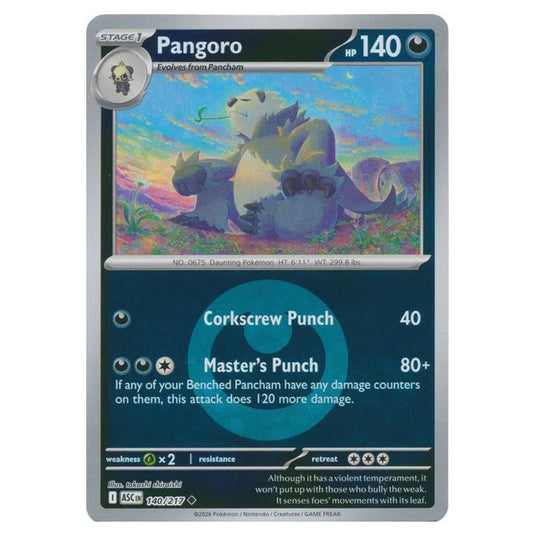 Pokemon - Mega Evolution - Ascended Heroes - Energy Reverse Holo - Pangoro - 140/217