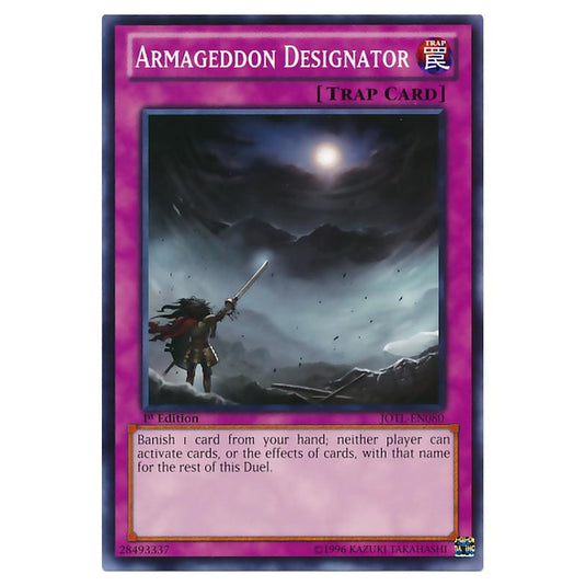 Yu-Gi-Oh! - Judgment of the Light - Armageddon Designator (Short Print) JOTL-EN080