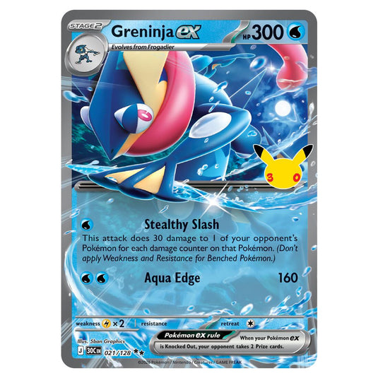Pokemon - 30th Celebration - Greninja ex - 021/128