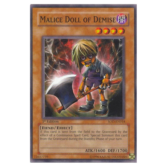 Yu-Gi-Oh! - Soul of the Duelist - Malice Doll of Demise (Common) SOD-EN018
