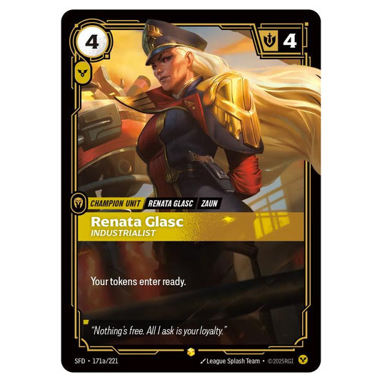 Riftbound: League of Legends TCG - Spiritforged - Renata Glasc - Industrialist - 171a/221