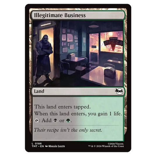 Magic The Gathering - Teenage Mutant Ninja Turtles - Illegitimate Business - 0186