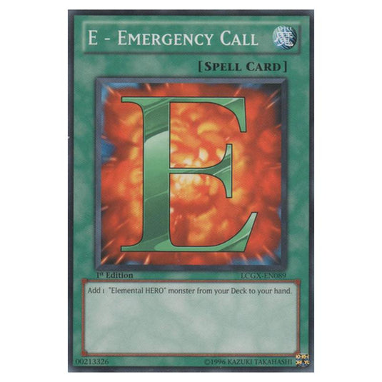 Yu-Gi-Oh! - Legendary Collection 2 - The Duel Academy Years Mega Pack - E - Emergency Call (Common) LCGX-EN089
