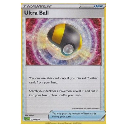 Pokemon - Pokémon Trading Card Game Classic - Venusaur & Lugia ex Deck - Ultra Ball 030