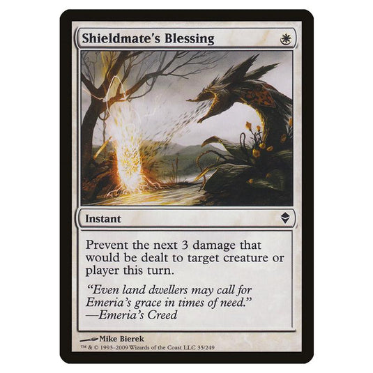 Magic The Gathering - Zendikar - Shieldmate's Blessing - 35/249 (Foil)