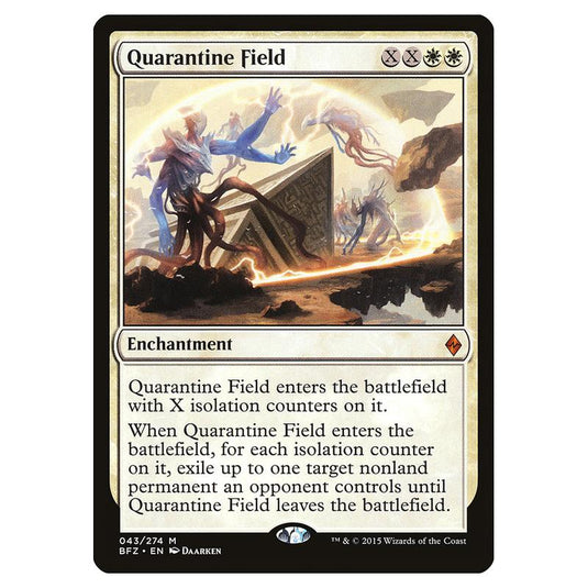 Magic The Gathering - Battle For Zendikar - Quarantine Field - 43/274
