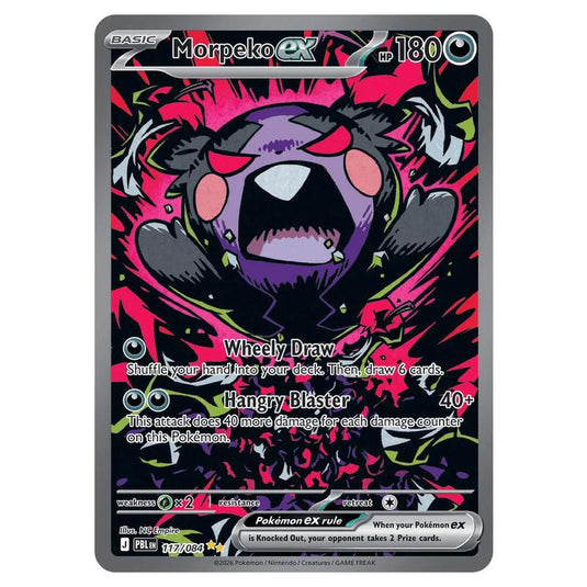 Pokemon - Mega Evolution - Pitch Black - Morpeko ex - 117/084