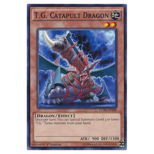 Yu-Gi-Oh! - Legendary Collection 5D's Mega Pack - T.G. Catapult Dragon (Common) LC5D-EN208